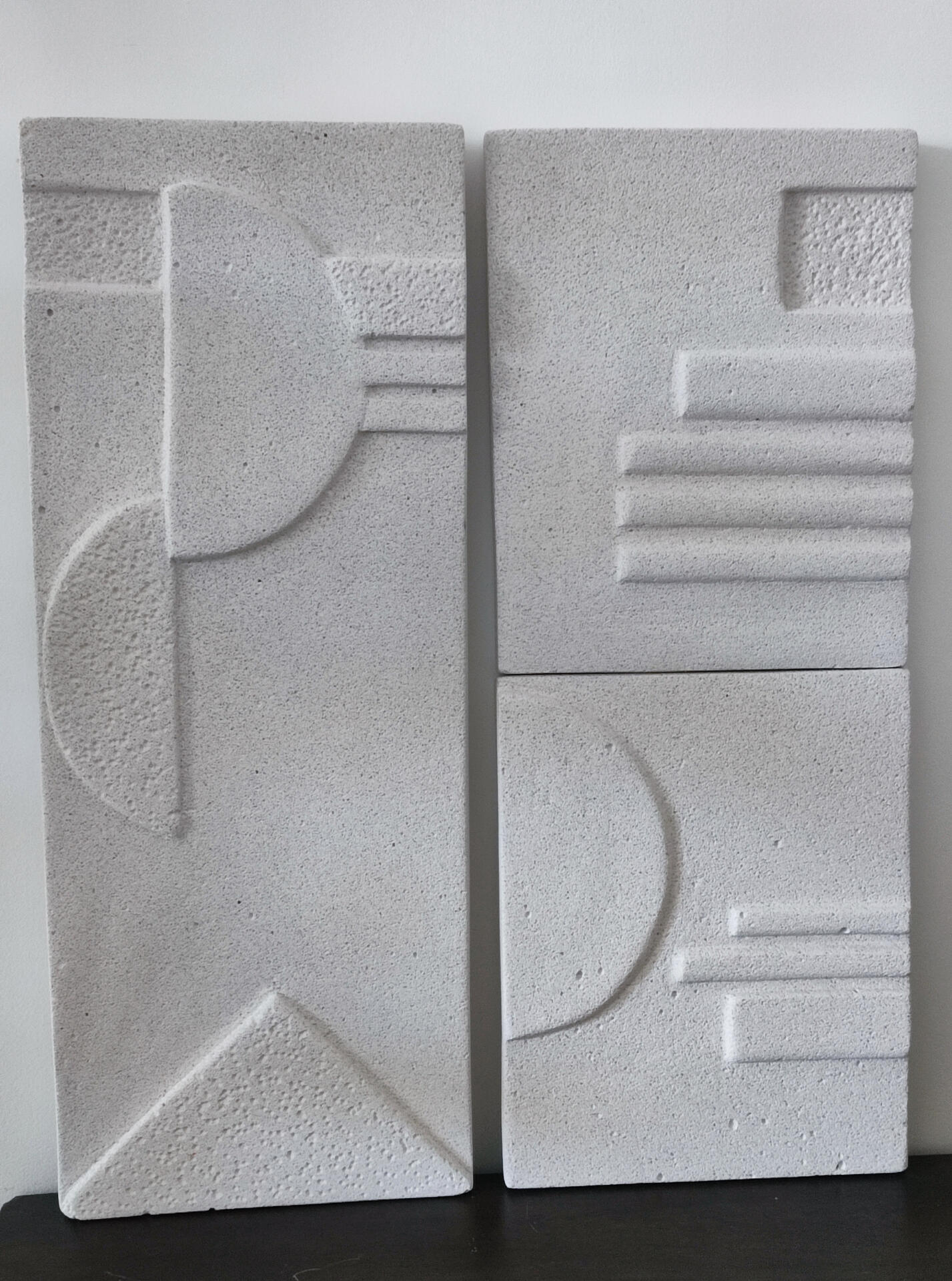 Triptyque : 61 X 24 cm - 31 X 24 cm - 31 X 24 cm