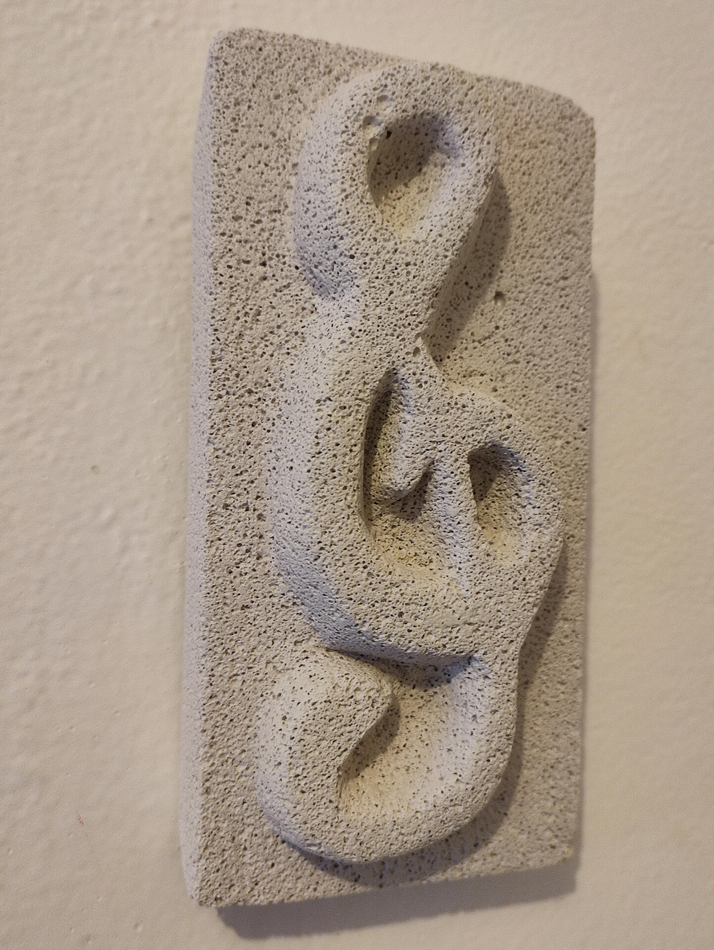 Tableau clé de sol - 19 X 9 cm