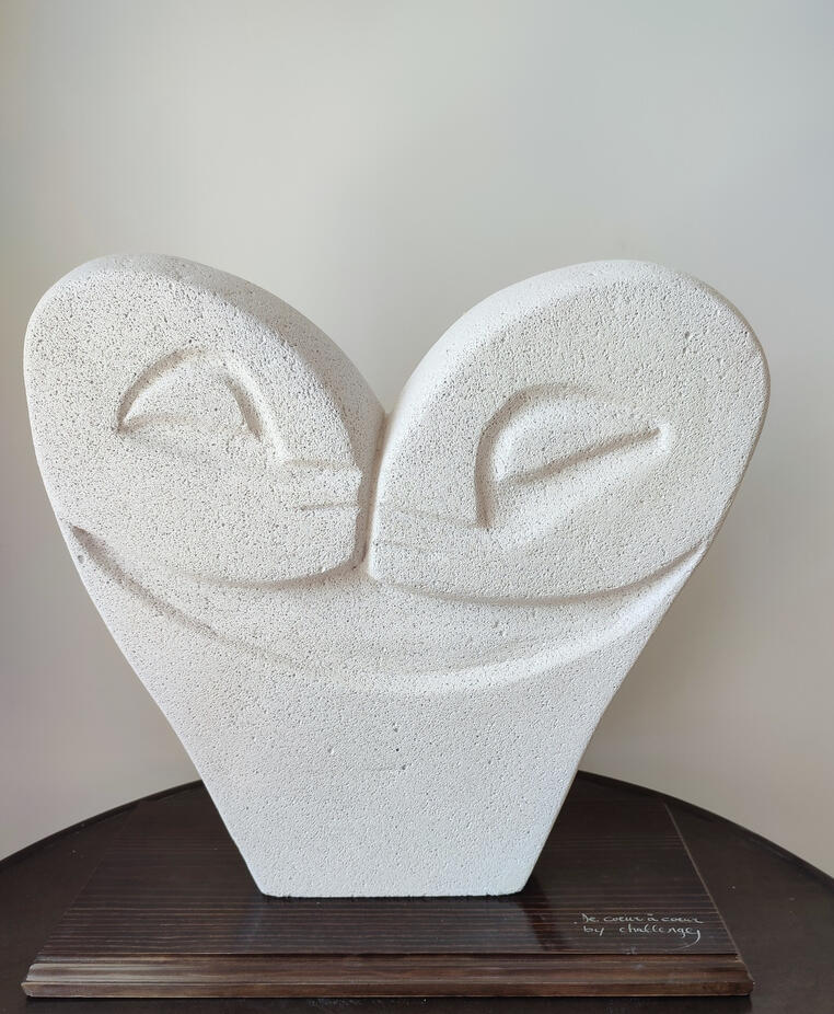 Coeur à Coeur - 42 X 42 cm